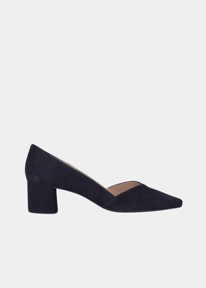 Hogl Premium Ocean Sweetheart Block Heels - Navy