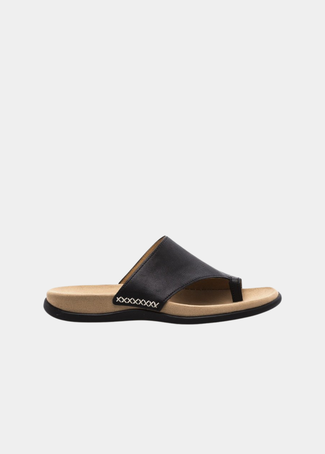 Gabor Leather Mule Sandal - Black