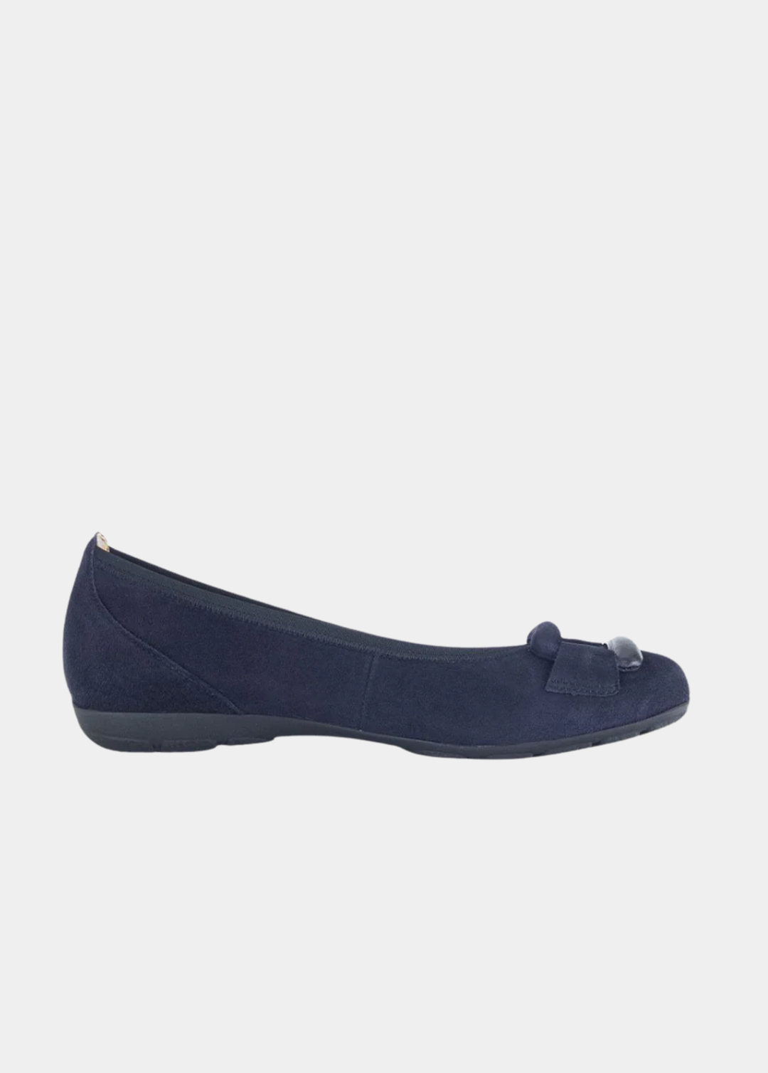 Gabor Stylish Buckle Flats - Navy
