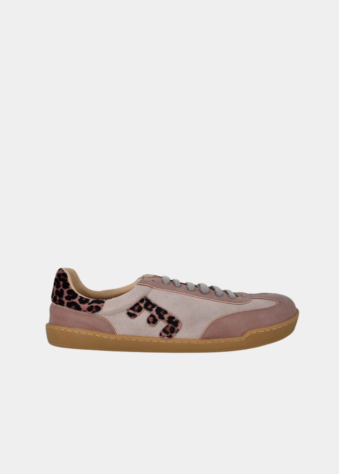 Emma Pretty Vegan Sneakers - Dusty Rose/Leopard Print