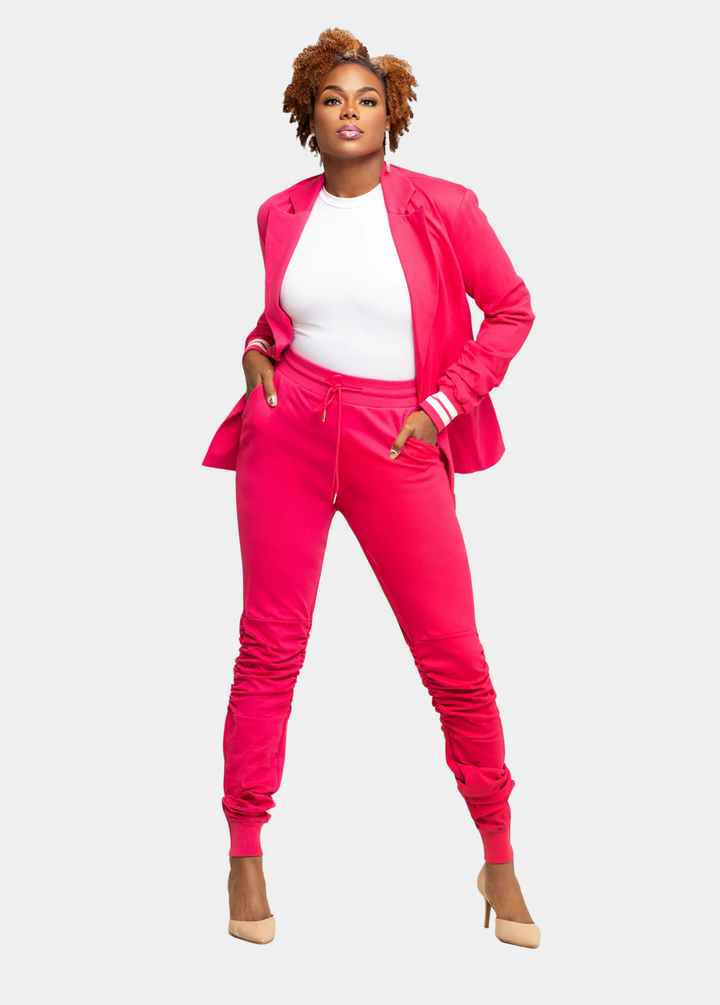 Tall Jogger Suit Pants - Pink
