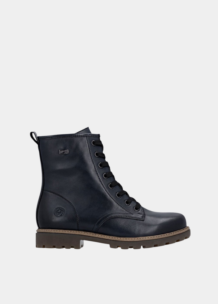 Remonte Fashionable Combat Boots - Navy