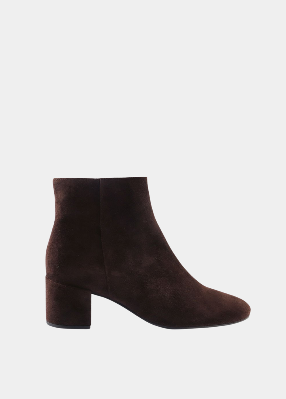 Hogl Plush Luxurious Ankle Boots - Chocolate Plum
