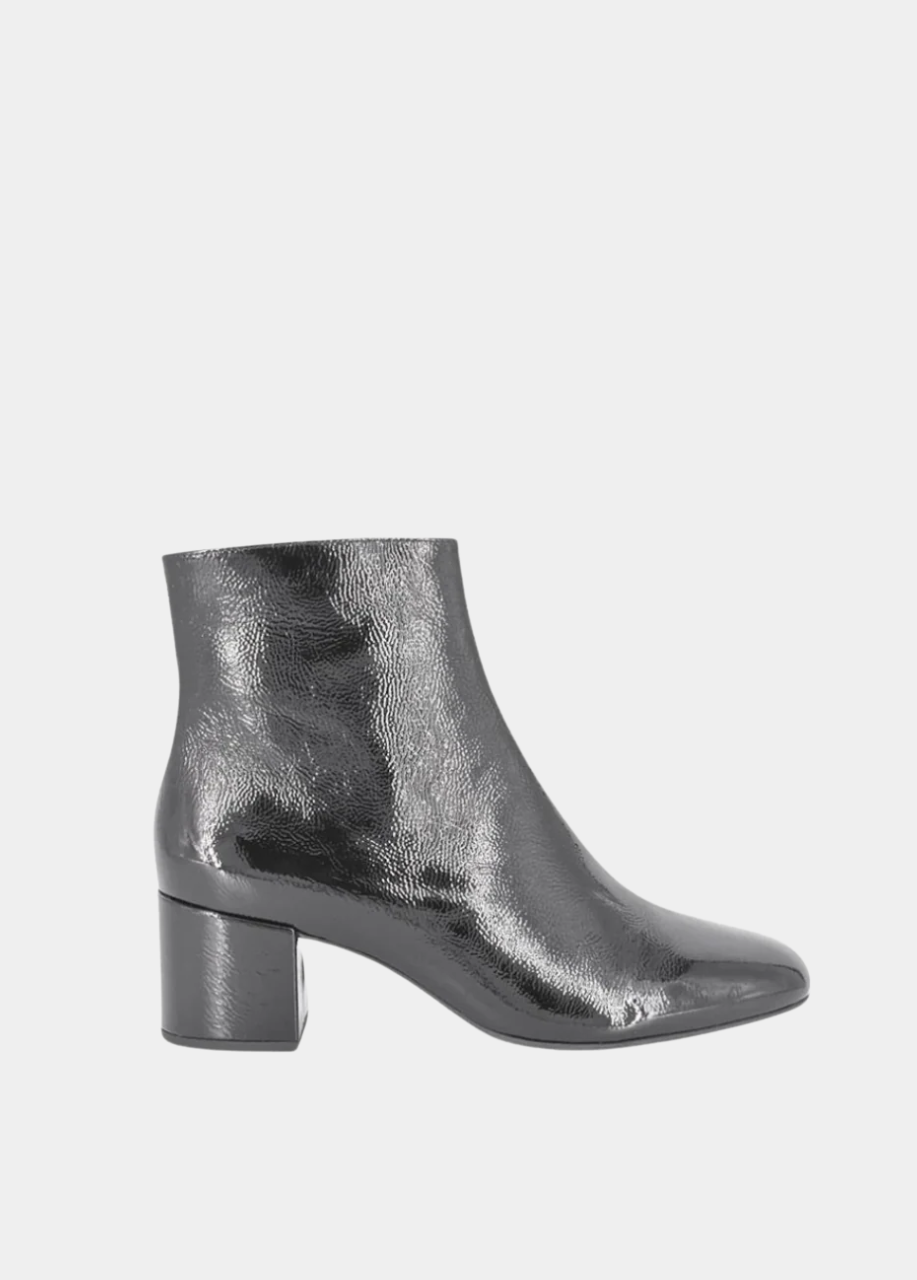 Hogl Premium Black Patent Leather Ankle Boots