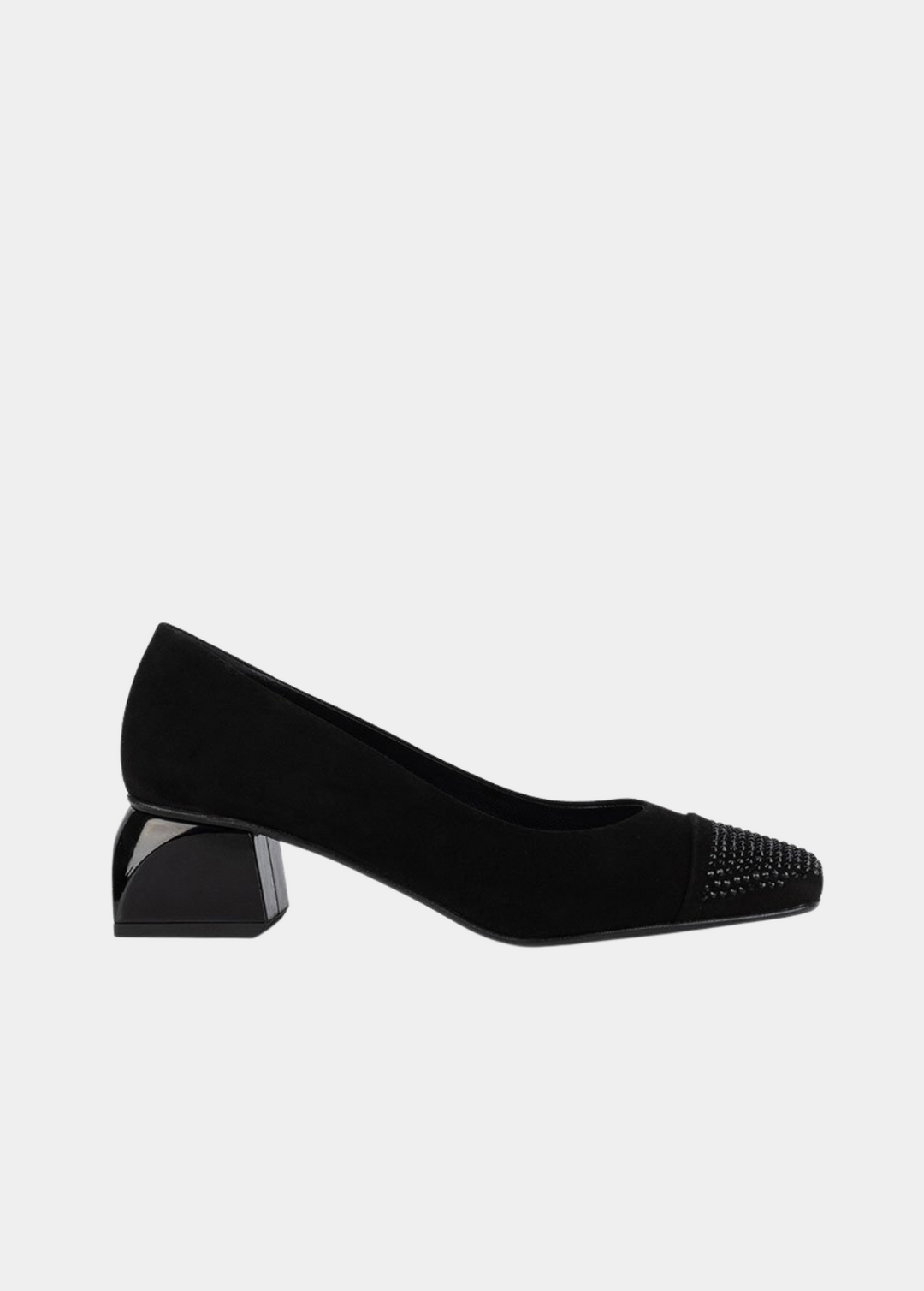 Dansi Elegant Block Heels - Black