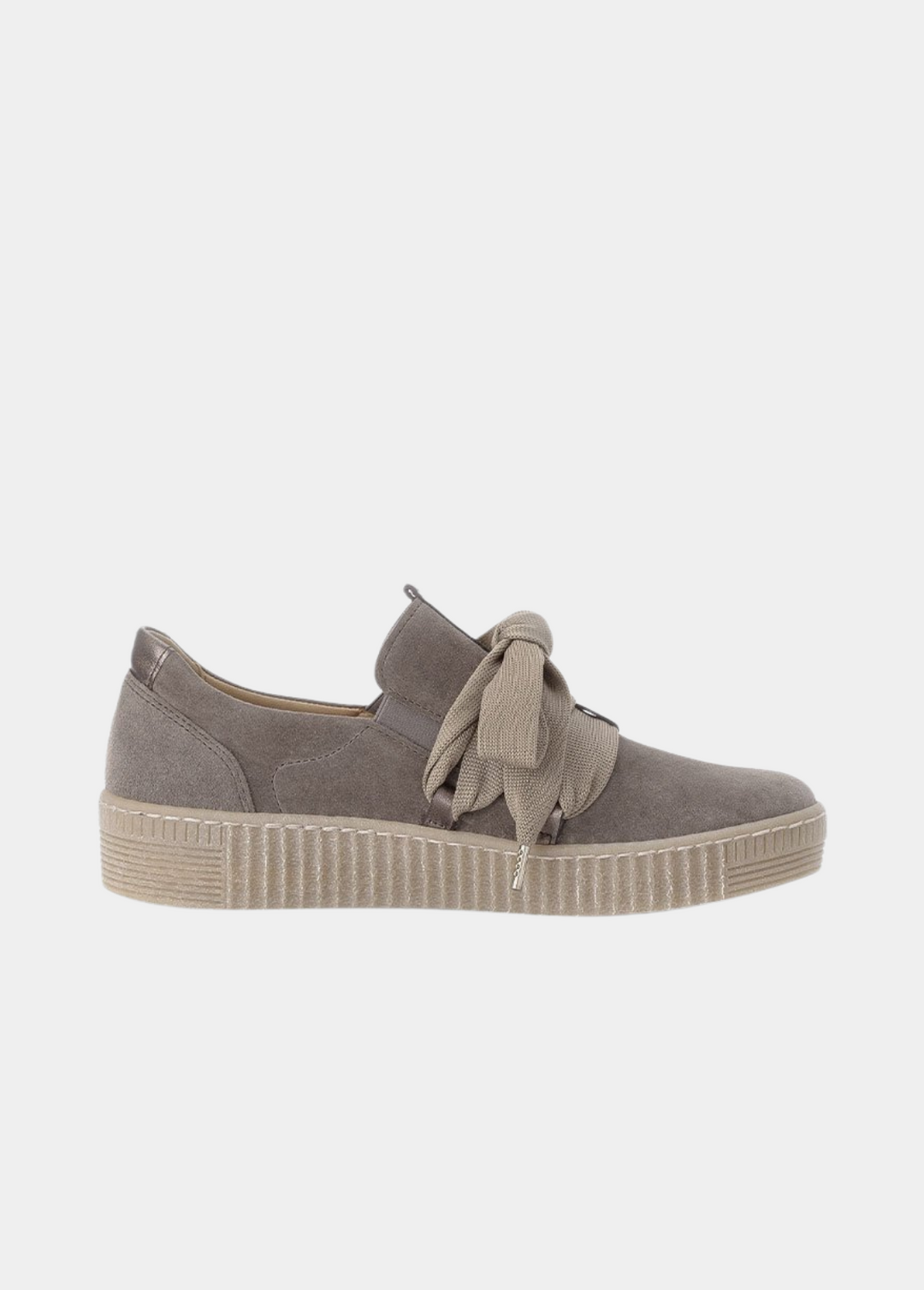 Gabor Glam Slip On Trainers - Taupe