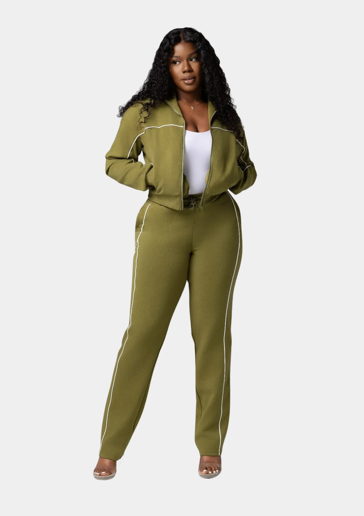 Essential Track Pants - Olive