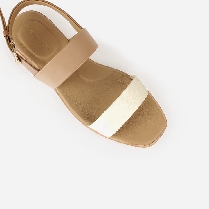 The Patio Sandal - Tri-Colour