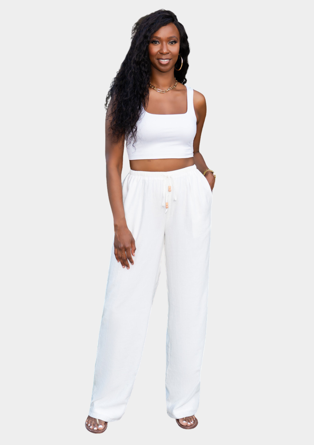 Harlow Pants - White