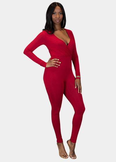 Catalina Jumpsuit - Red