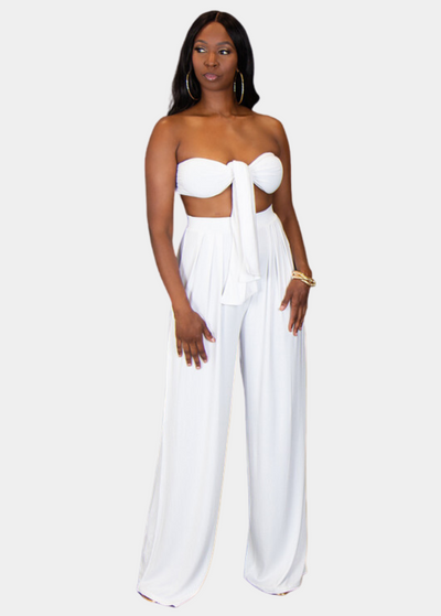 Olivia Two Piece Set - White