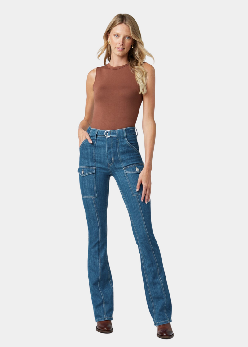 Tall Cassie Cargo Bootcut Jeans