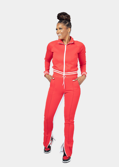 Tall Red/White Tracksuit