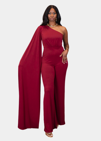 Venus Jumpsuit - Wine