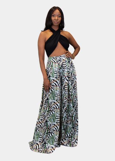 Go With the Flow Palazzo Pants - Wild Side