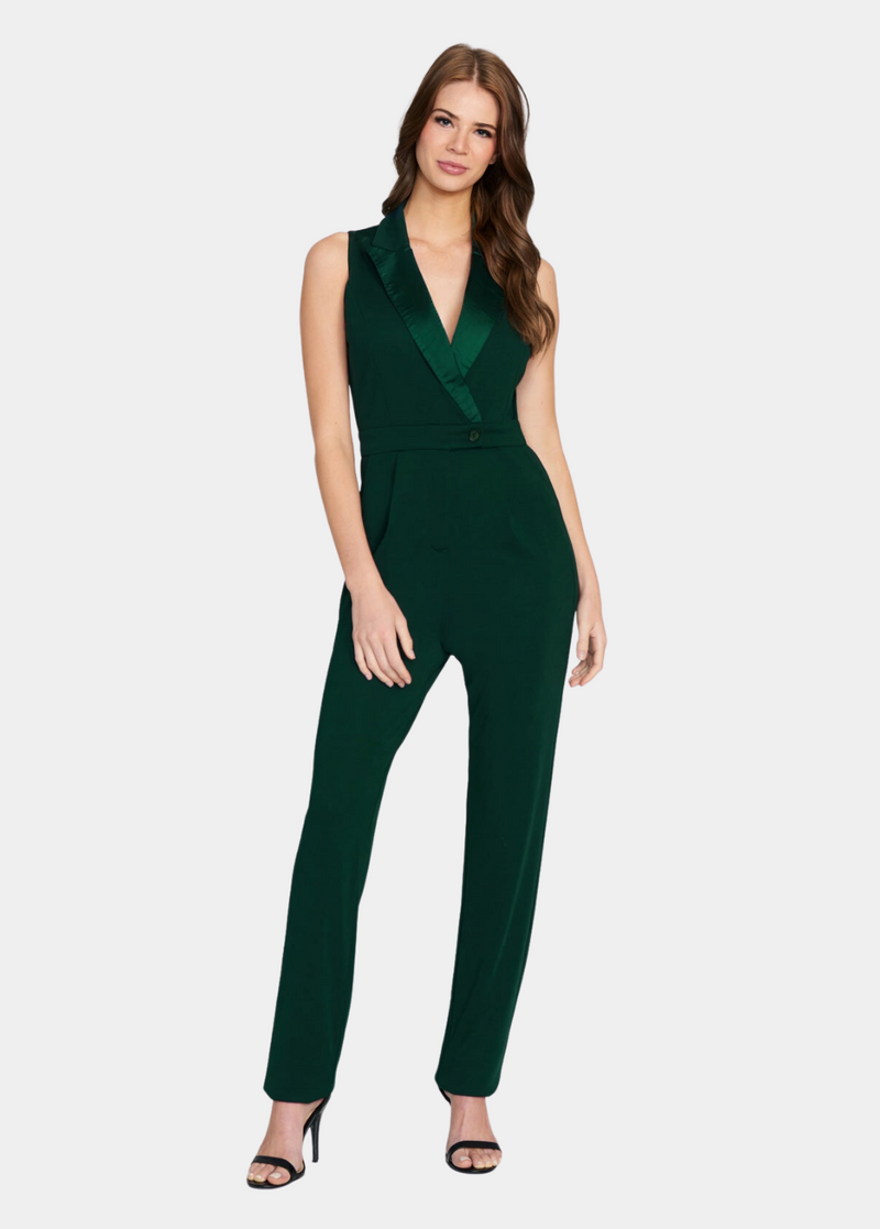 Tall Tracy Tuxedo Jumpsuit