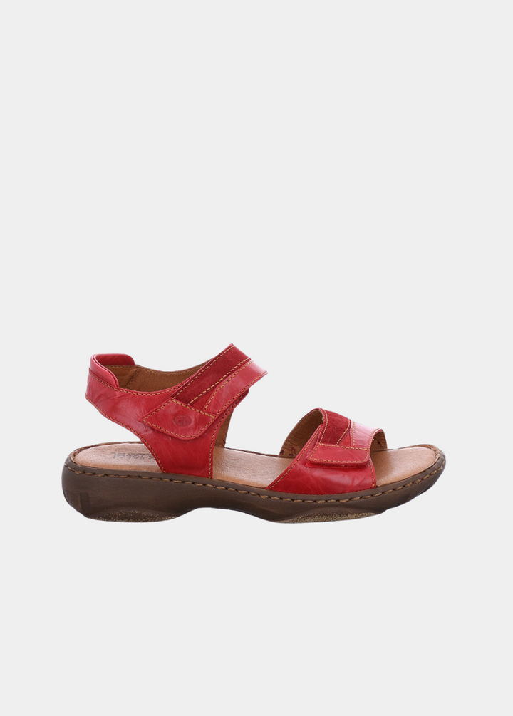 Josef Seibel Red Combi Ladies Sandals