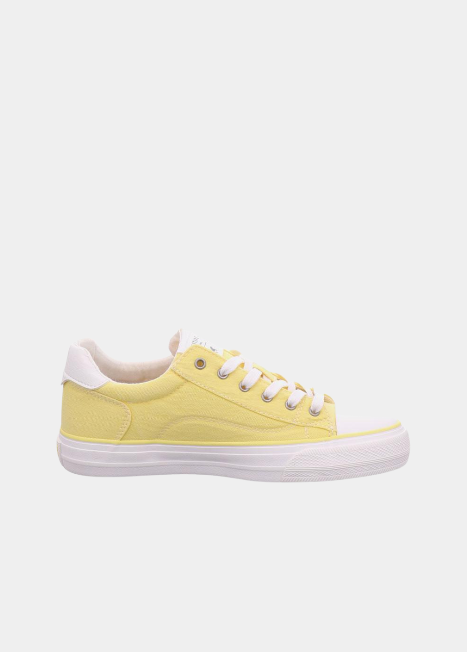 Mustang Sporty Yellow Low Top Trainer