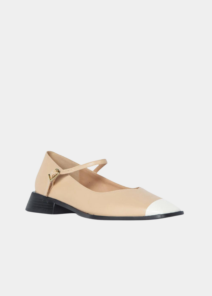 Penelope Mary Jane Flats - Nude