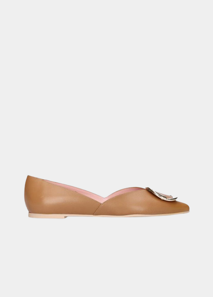 Pretty Ballerinas - Chic Brown Pointy Toe