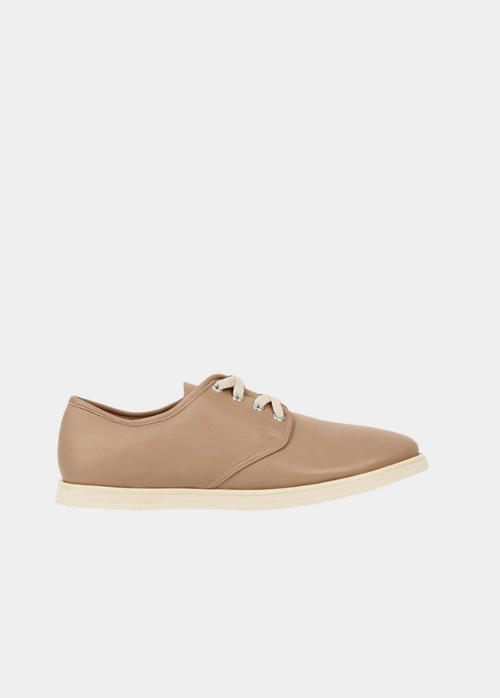 The Eyelet Sneaker - Biscotti