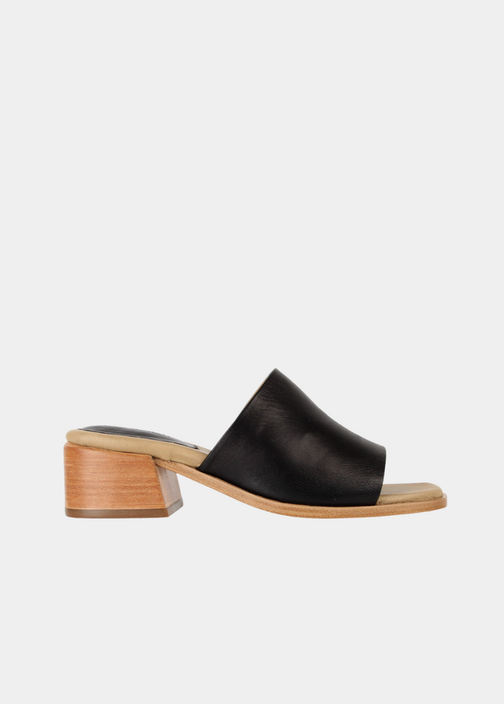 The Spritz Heeled Sandal - Black