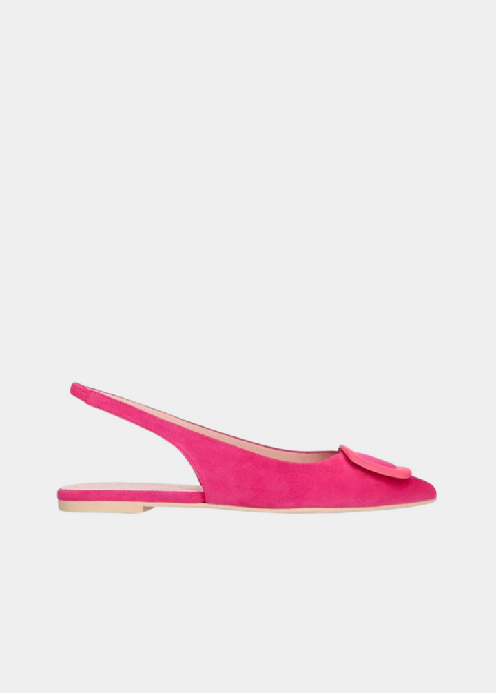 Pretty Ballerinas Deluxe Pink Slingbacks