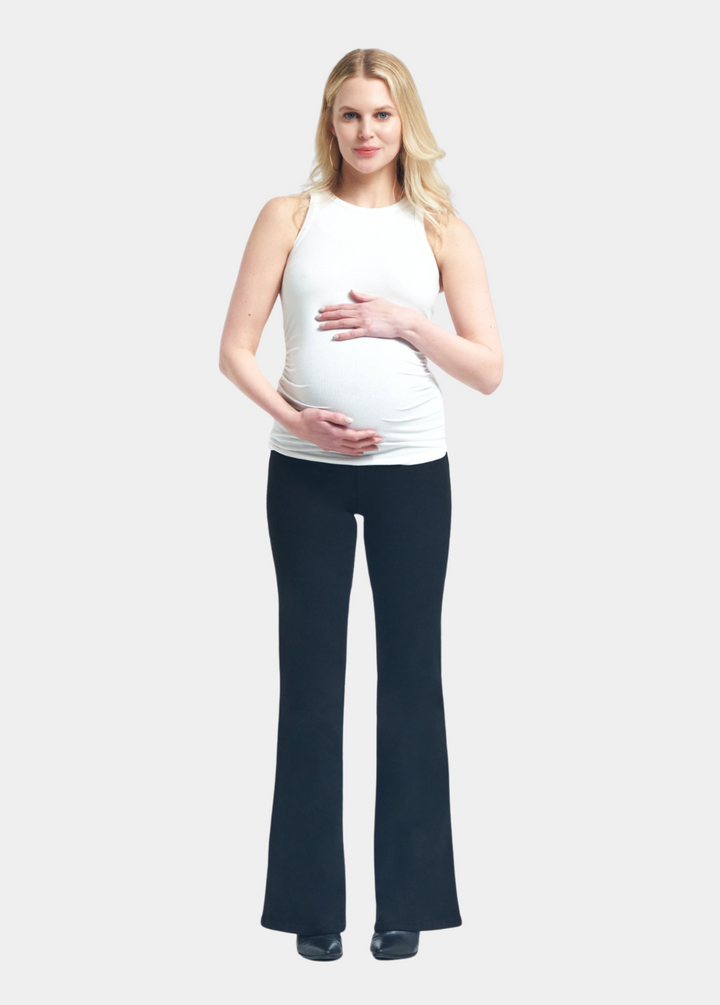 Maternity 33" Better Butter Slim Boot Jean - Black