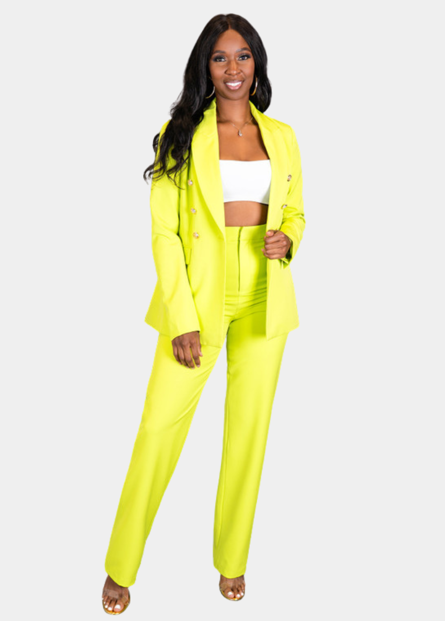 Panelist Pant - Chartreuse
