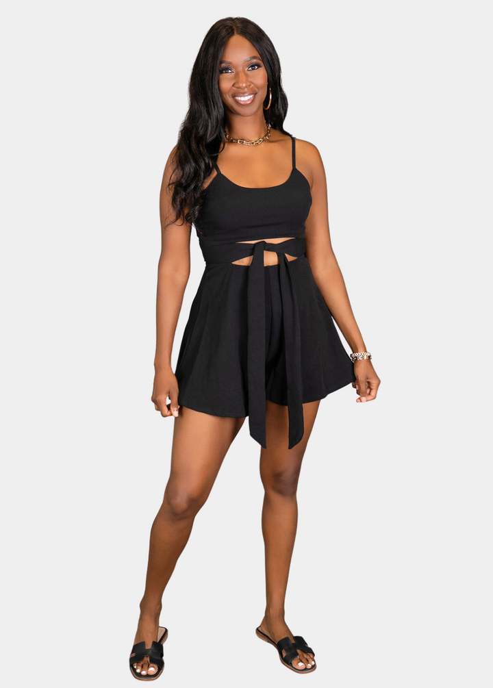 Lily Romper - Black