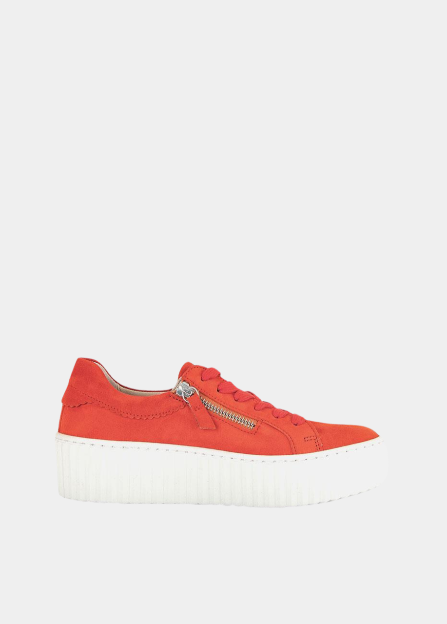 Gabor Chunky Pumpkin Orange Trainers