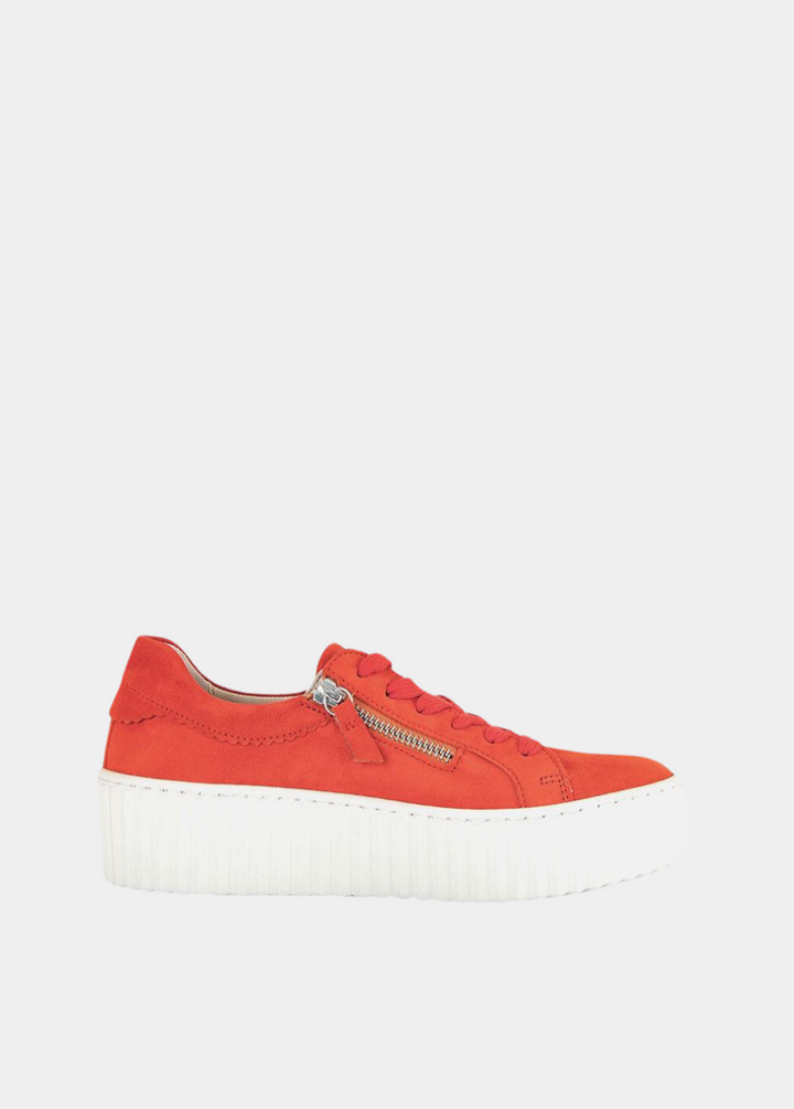 Gabor Chunky Pumpkin Orange Trainers