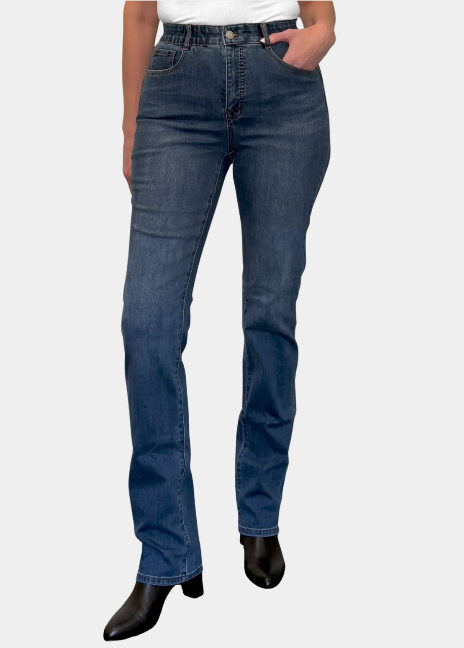 Sophia Tall Micro Flare Leg Jeans - Dusk Blue