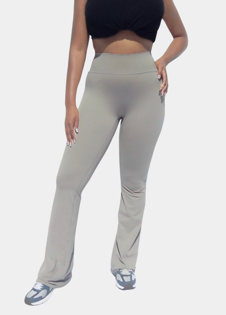 Tan Flare Leggings
