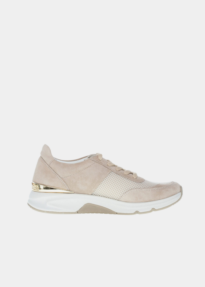 Gabor Fab Beige Rolling Soft Trainers