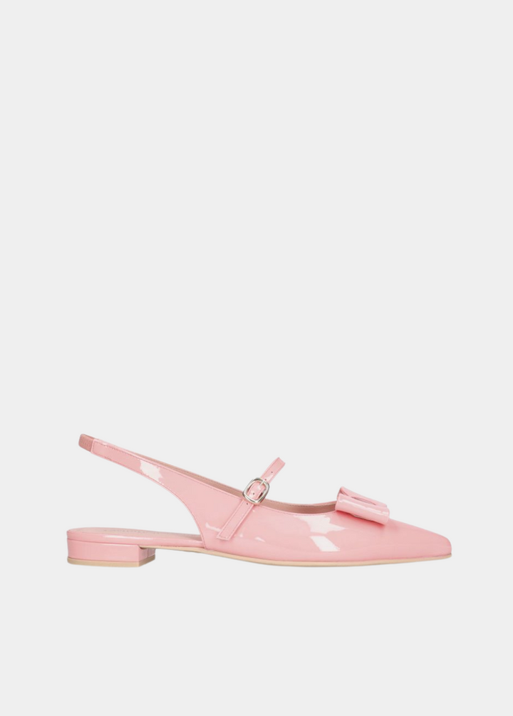 Pretty Ballerinas Gorgeous Rose Pink Slingbacks