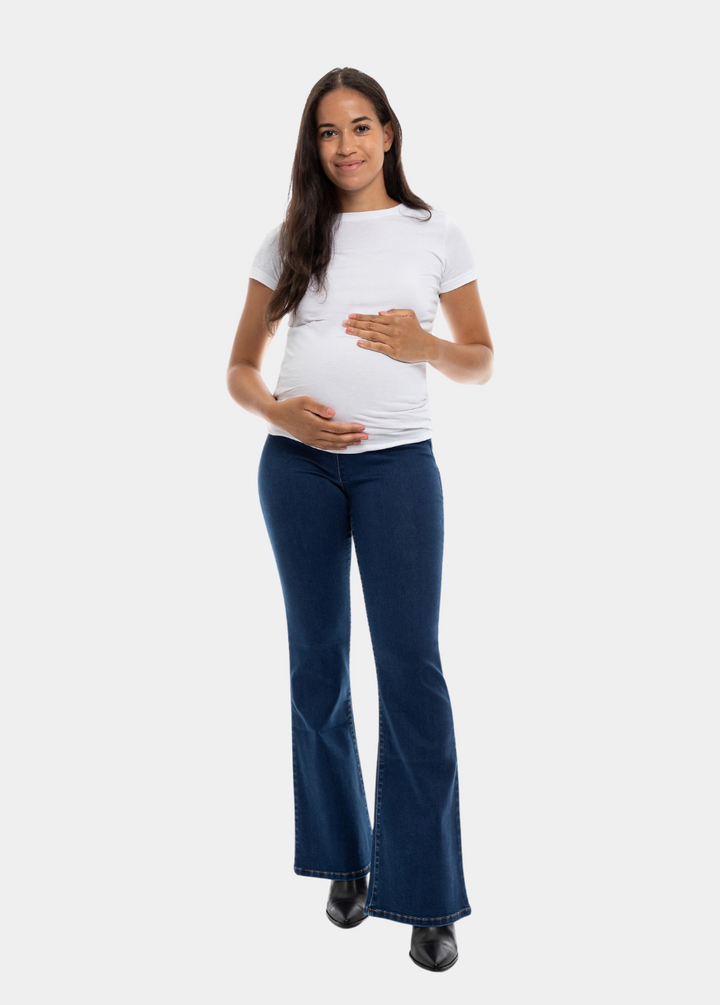 Maternity 33'' Better Butter Slim Boot Jean - Safia