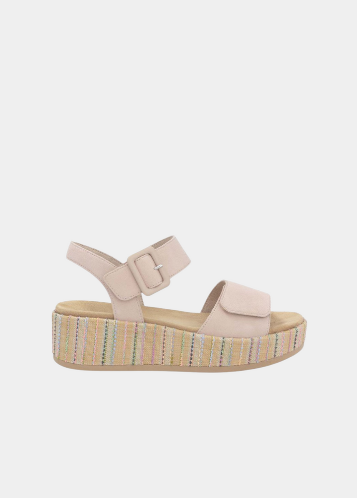 Remonte Fashionable Beige Multi Wedge Sandals