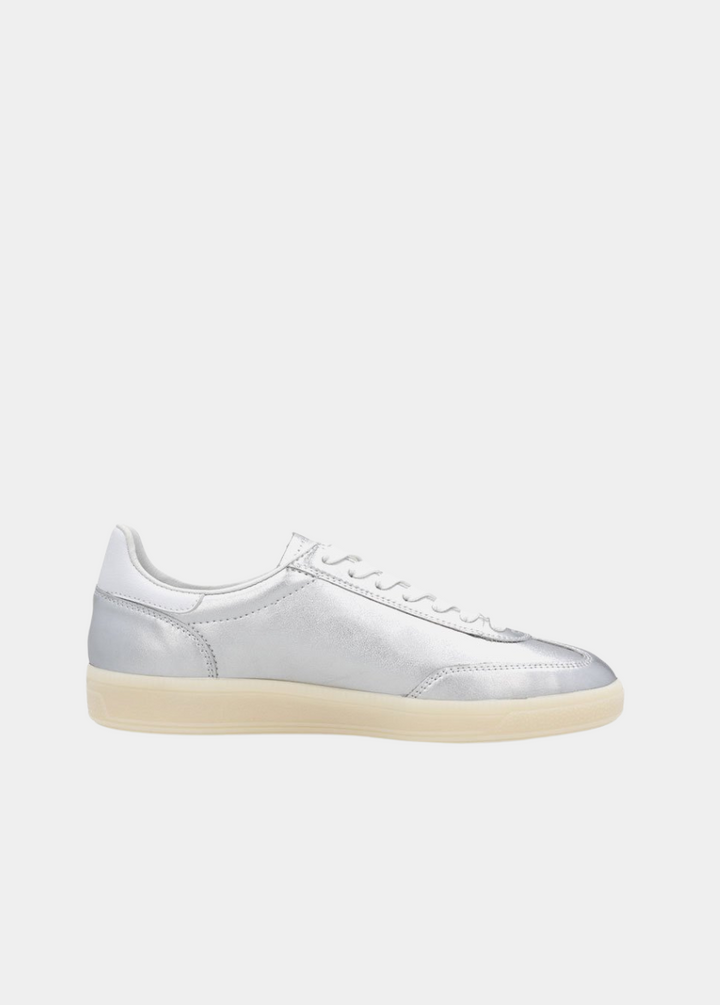 Rieker Stunning Silver Leather Trainers
