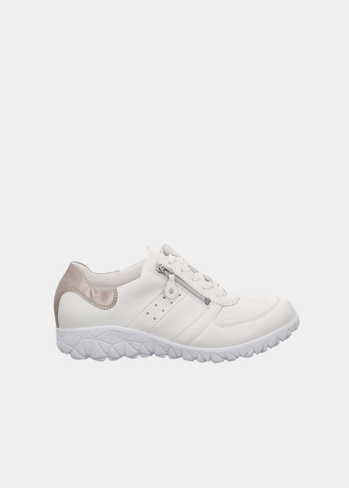 Waldlaufer Sporty White Fashionable Trainers