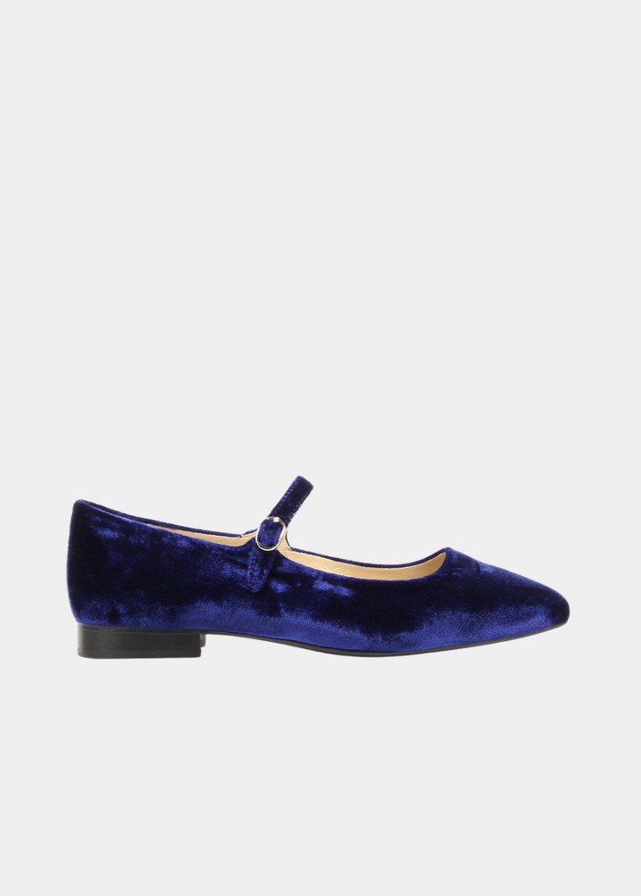 The Studio Mary Jane - Blue Velvet