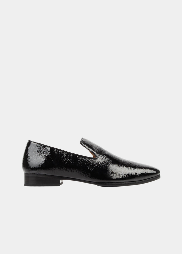 The Daily Loafer - Black Crinkle Patent