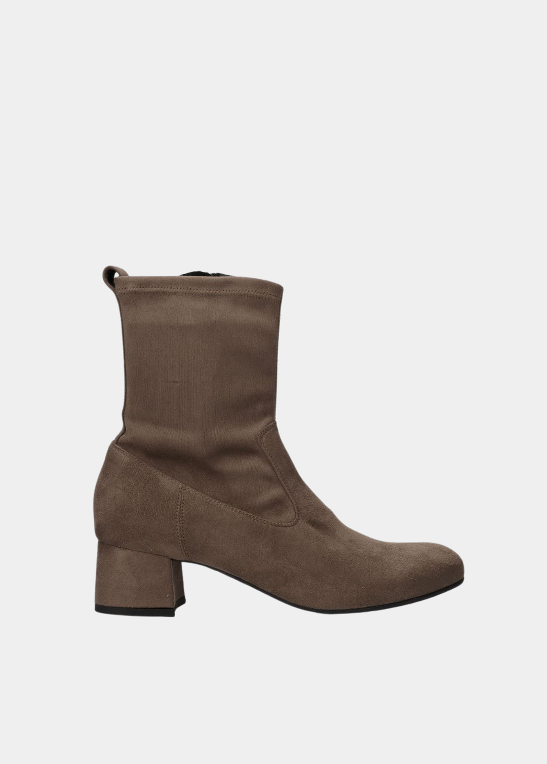 Bioeco Plush Suede Ankle Boots - Beige