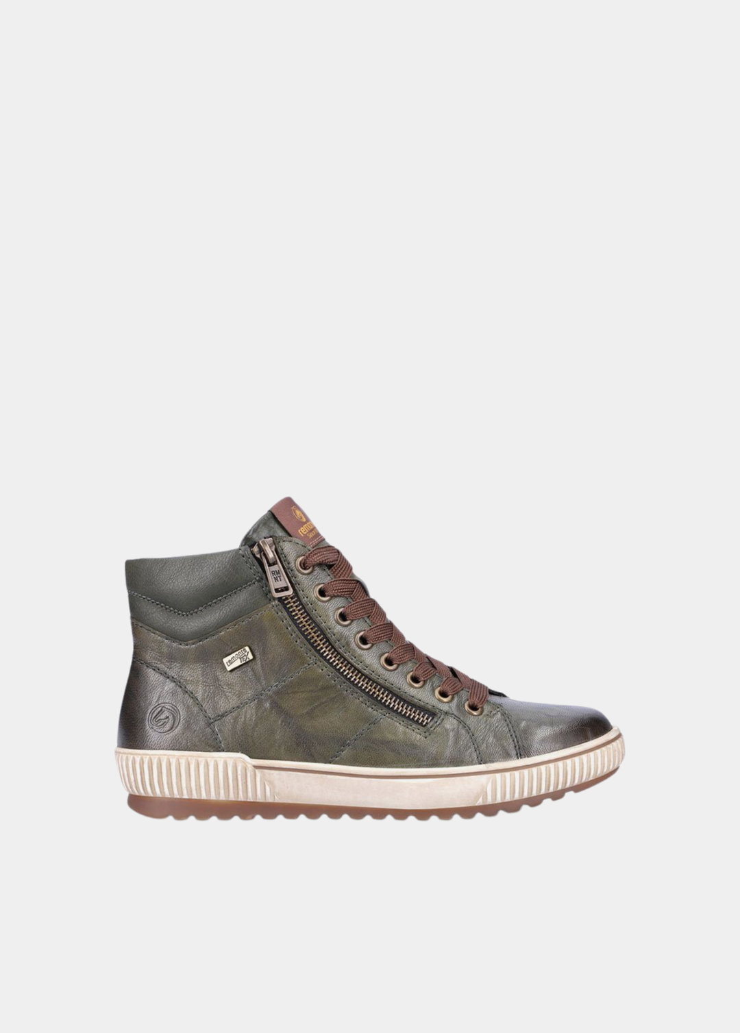 Remonte Stylish High-Top Sneakers - Green
