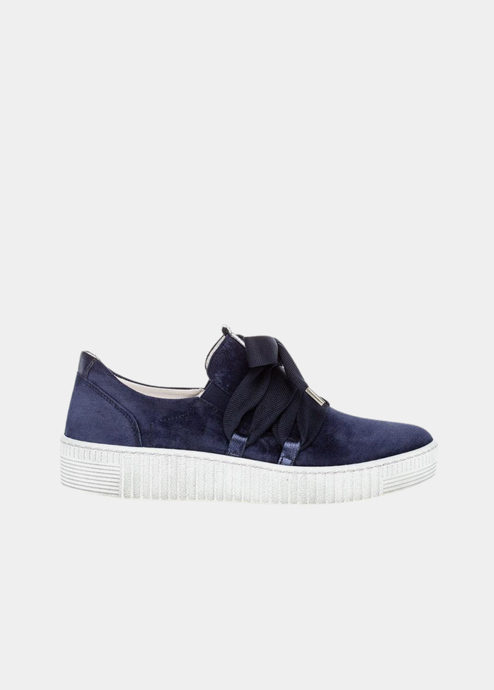 Gabor Glam Slip On Trainers - Navy