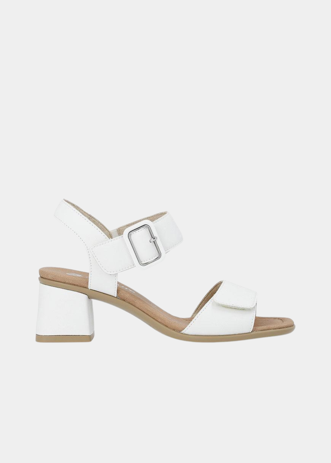 Remonte Glam Block Heels - White