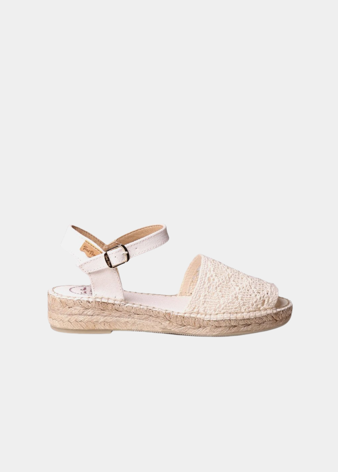 Toni Pons Versatile Macramé Abarca Sandals -  Beige