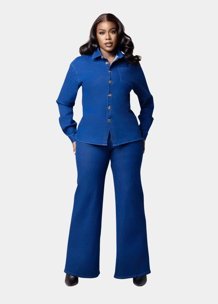 Tall Denim Pants - Deep Blue