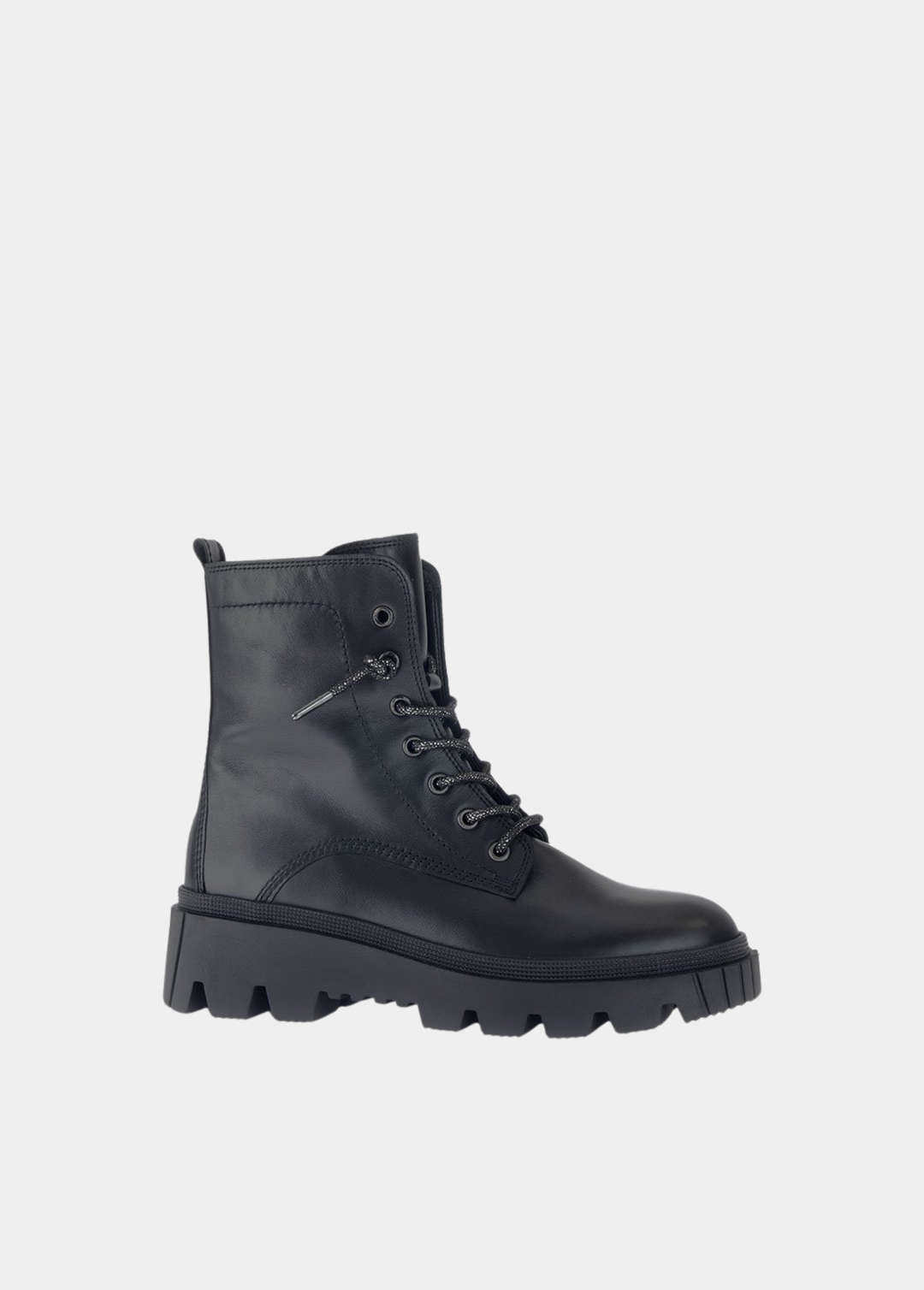 Gabor Statement Chunky Combat Boots - Black