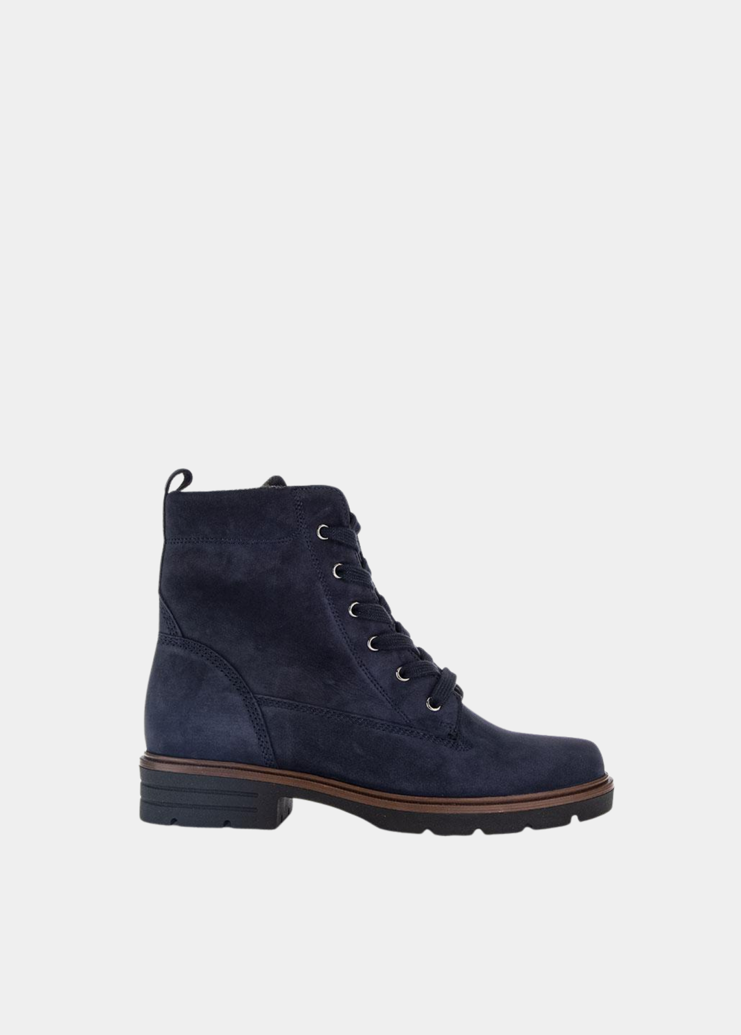 Gabor Versatile  Nubuck Ankle Boots - Navy